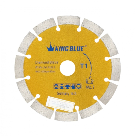 Lưỡi cắt đá Granite King Blue T1-150x2.0x12R