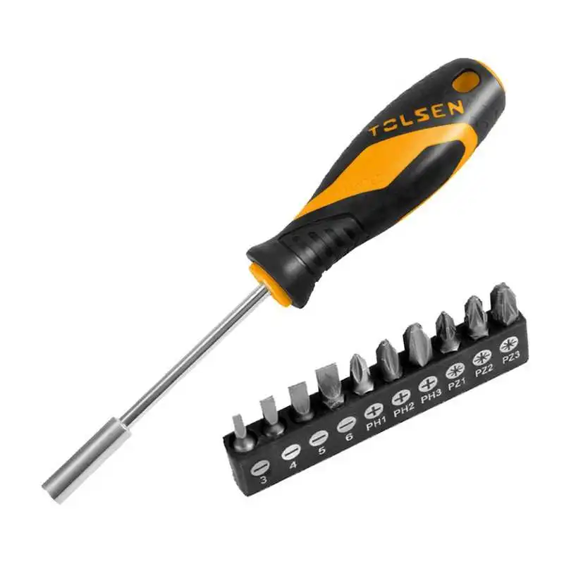 Bộ tua vít đổi đầu 11 món Tolsen 20044