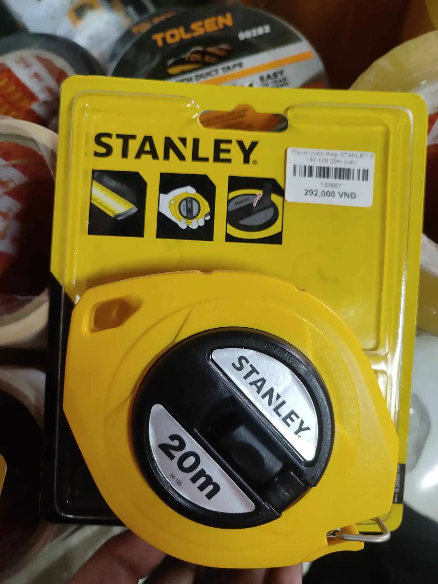 Thước dây cuốn thép Stanley 0-34-105