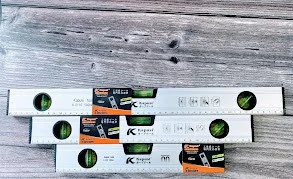 Thước livo nam châm trắng Kapusi