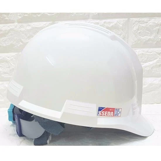 Mũ bảo hộ Hàn Quốc SSEDA màu trắng/ vàng