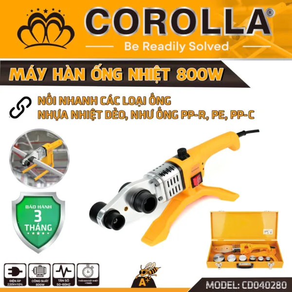 MÁY HÀN ỐNG NHIỆT 500W COROLLA CD040150