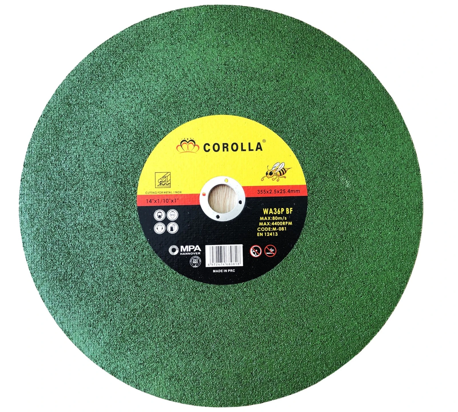 ĐÁ CẮT KIM LOẠI COROLLA 350×2.5×25.4mm