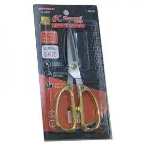 Kéo nhà bếp cán vàng Kapusi 215mm Nhật Bản K-0865 bằng thép SK5 sắc vĩnh viễn