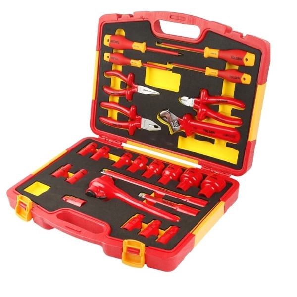 Bộ dụng cụ cách điện 1000V 25 chi tiết Tolsen V83825