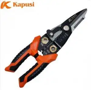 Kìm cắt tuốt dây cao cấp 8,5" Kapusi K-9117