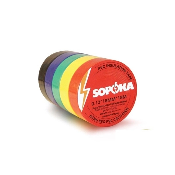 Băng keo PVC cách điện Sopoka