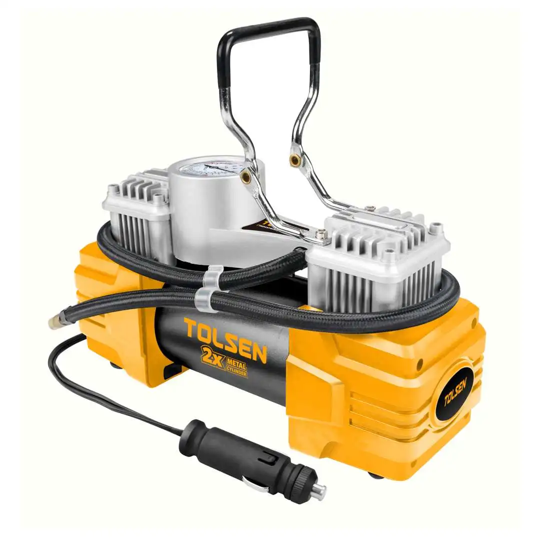 Máy bơm hơi DC 12V 200W 40L PHÚT TOLSEN Máy bơm hơi DC 12V 200W 40L PHÚT TOLSEN 65516