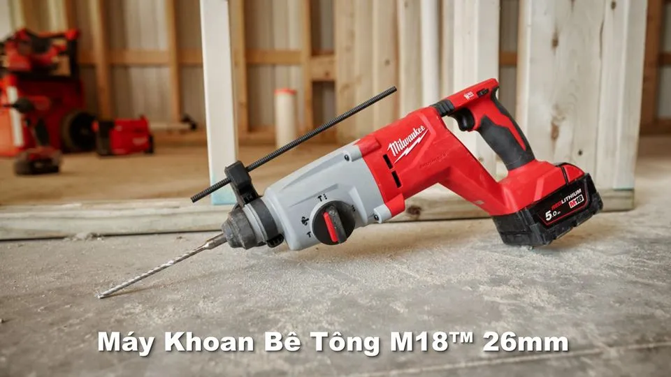 Bộ máy Khoan Búa Milwaukee M18 BLHACD26-0X0 ( Pin+ Sạc) (Có bán lẻ)