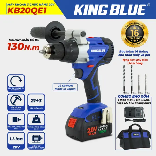 Máy Khoan 3 Chức Năng 20V KB20QE1