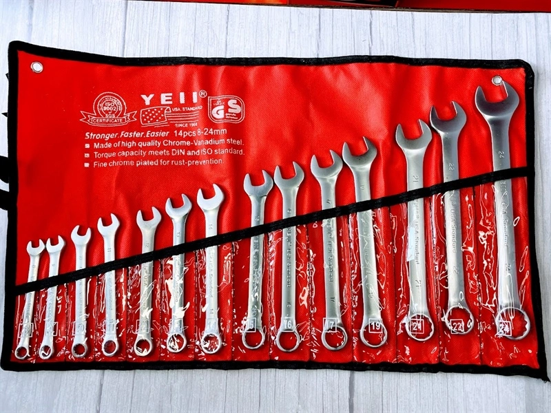 8-24mm Bộ cờ lê 14 chi tiết hệ mét YETI
