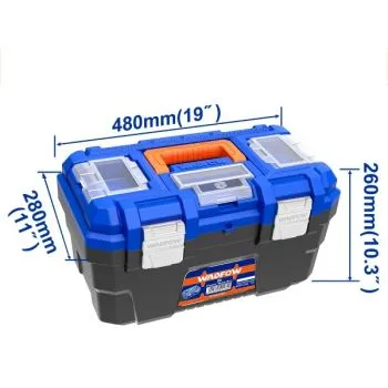 Hộp nhựa đựng dụng cụ 19" Wadfow WTB3319 (khóa kim loại)